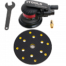 машинка шлифовальная пневматическая ход 2,5мм подошва 152мм 15 отверстий ITOOLS