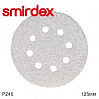 круг абразивный P 240 125мм 8 отверстий SMIRDEX