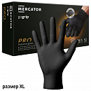 перчатки нитриловые черные XL текстурированные GOGRIP MERCATOR  (1шт)