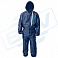 комбинезон малярный XL нейлоновый синий с красно-белыми полосами РУССКИЙ МАСТЕР