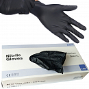 перчатки нитриловые черные XL PREMIUM RODIM (1шт) 