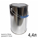 банка металлическое с крышкой 4,4л