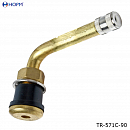 вентиль латунный ДЛЯ ГРУЗОВИКОВ и АВТОБУСОВ 19х90мм угол 90° для бескамерных колес НОРМ