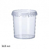 контейнер пластмассовый с крышкой (0,365л)