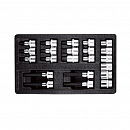 набор головок TORX 1/2" внутрение и внешние AMPRO (22 предмета)