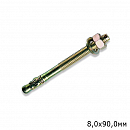 болт анкерный клиновой  8,0х90,0мм