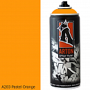 A203 пастельный апельсин/Pastel Orange краска для граффити аэрозоль ARTON (520мл)