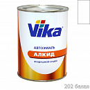 202 белая алкидная автоэмаль VIKA-60 (0,8кг)