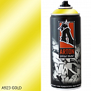 A923 золото/GOLD краска для граффити аэрозоль ARTON (520мл)